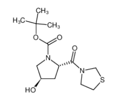 3-[(2S，4R)-1-叔丁氧羰基-4-羥基-2-吡咯 烷羰基]-1，3-噻唑烷|401564-30-5 