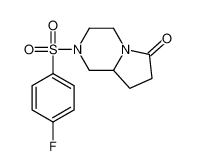 2-[(4-氟苯基)磺?；鵠六氫吡咯并[1,2-a]吡嗪-6(2H)-酮|272786-64-8 
