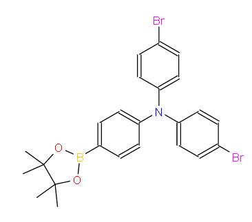 N,N-雙(4-溴苯基)-4-(4,4,5,5-四甲基-1,3,2-二氧雜環(huán)戊硼烷-2-基)苯胺 | 850153-24-1 