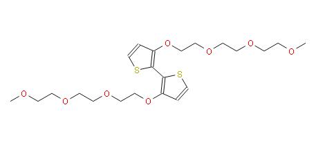 3,3'-雙(2-(2-(2-甲氧基乙氧基)乙氧)-2,2'-聯(lián)噻吩 | 1636120-18-7 