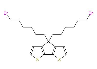 4,4-雙(6-溴己基)-4H-環(huán)戊二烯[2,1-B:3,4-B']二噻吩 | 713132-35-5 