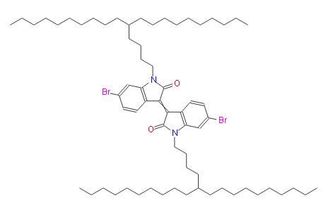 (E)-6,6'-二溴-N,N'-二(5-癸基十五烷基)-異靛藍(lán) | 1413918-81-6 