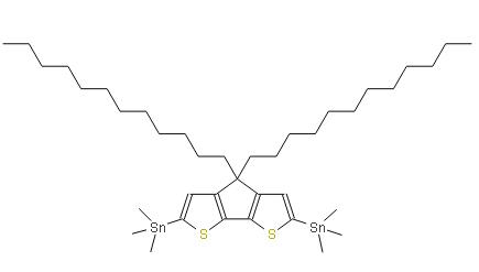 2,6-二(三甲基錫)-4,4-二(十二烷基)-環(huán)戊并[2,1-B:3,4-B']二噻吩 | 1201921-81-4 