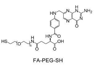 葉酸聚乙二醇巰基，葉酸PEG巰基Folic acid PEG Thiol, FA-PEG-SH 