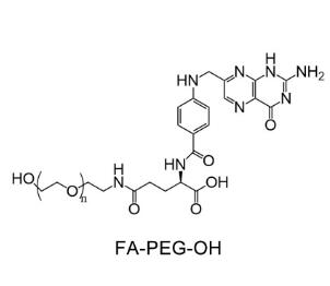葉酸聚乙二醇羥基，葉酸PEG羥基FA-PEG-OH 