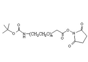 Boc-PEG活性酯Boc-PEG-NHS，BOC-NH-PEG-SCM，Boc-聚乙二醇活性酯 