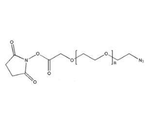 疊氮PEG活性酯Azido PEG NHS, N3-PEG-SCM；疊氮聚乙二醇活性酯 