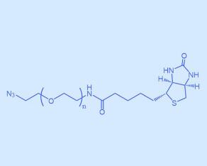 生物素PEG疊氮Biotin-PEG-Azido，Biotin-PEG-N3;生物素聚乙二醇疊氮 