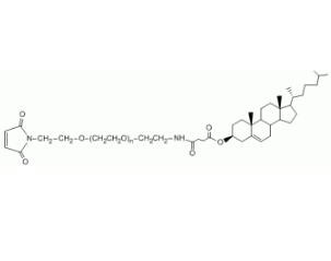 膽固醇PEG馬來(lái)酰亞胺Cholesterol-PEG-Maleimide，CLS-PEG-MAL,;膽固醇聚乙二醇馬來(lái)酰亞胺 