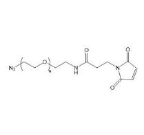 疊氮PEG馬來(lái)酰亞胺Azido PEG Maleimide, N3-PEG-MAL;疊氮聚乙二醇馬來(lái)酰亞胺 