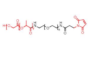 聚乳酸-羥基乙酸共聚物PEG馬來(lái)酰亞胺PLGA-PEG-MAL，PLGA-PEG-Maleimide,聚乳酸-羥基乙酸共聚物聚乙二醇馬來(lái)酰亞胺 