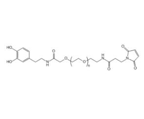 多巴胺PEG馬來(lái)酰亞胺Dopamine-PEG-Maleimide，Dopamine-PEG-MAL,;多巴胺聚乙二醇馬來(lái)酰亞胺 