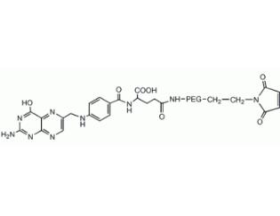 葉酸PEG馬來(lái)酰亞胺Folic acid PEG Maleimide, FA-PEG-MAL,;葉酸聚乙二醇馬來(lái)酰亞胺 
