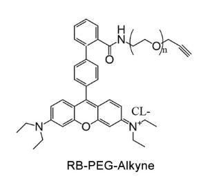 羅丹明PEG炔基RB-PEG-Alkyne，RB-PEG-ALK,羅丹明聚乙二醇炔基 