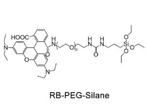 羅丹明PEG硅烷RB-PEG-Silane，RB-PEG-SIL,羅丹明聚乙二醇硅烷 