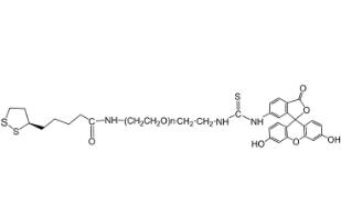 熒光素PEG硫辛酸FITC-PEG-Thioctic acid，F(xiàn)ITC-PEG-LA,熒光素聚乙二醇硫辛酸 