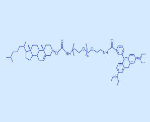 羅丹明PEG膽固醇RB-PEG-Cholesterol，RB-PEG-CLS,羅丹明聚乙二醇膽固醇 